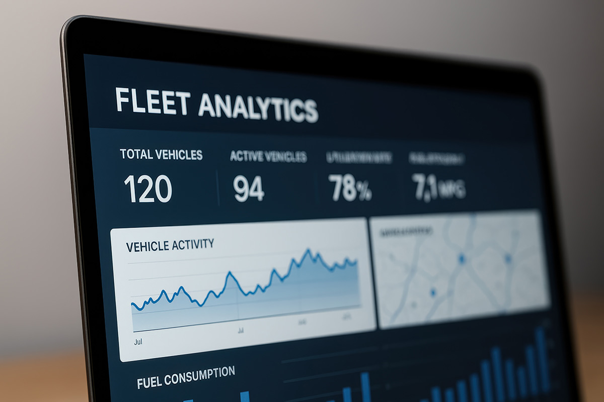 Fleet tracking dashboard